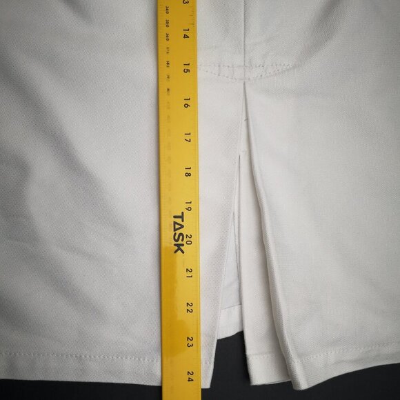 Nakad Ladies Size 13 White Zipper & Button Closure Lightweight Skirt - Picture 11 of 11